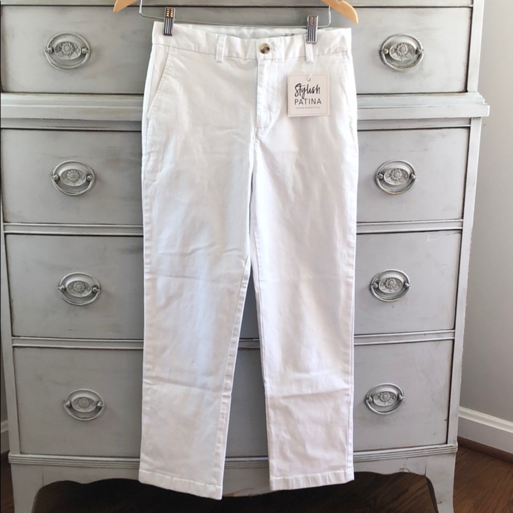 Vineyard Vines size 14 kids white pants